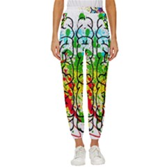 Brain Mind Psychology Idea Hearts Women s Cropped Drawstring Pants by pakminggu