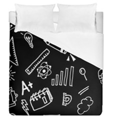 Knowledge Drawing Education Science Duvet Cover (queen Size) by pakminggu