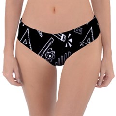 Knowledge Drawing Education Science Reversible Classic Bikini Bottoms