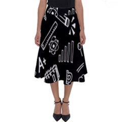 Knowledge Drawing Education Science Perfect Length Midi Skirt