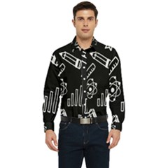 Knowledge Drawing Education Science Men s Long Sleeve  Shirt by pakminggu