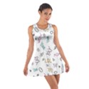 Doodle Pattern Cotton Racerback Dress View1