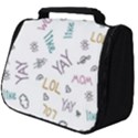 Doodle Pattern Full Print Travel Pouch (Big) View1