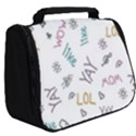 Doodle Pattern Full Print Travel Pouch (Big) View2