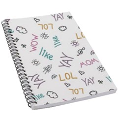 Doodle Pattern 5 5  X 8 5  Notebook