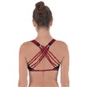 Rose Red Rose Red Flower Petals Waves Glow Got No Strings Sports Bra View2