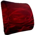 Rose Red Rose Red Flower Petals Waves Glow Seat Cushion View2