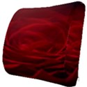 Rose Red Rose Red Flower Petals Waves Glow Seat Cushion View3