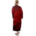 Rose Red Rose Red Flower Petals Waves Glow Maxi Velvet Kimono View2