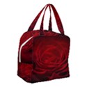 Rose Red Rose Red Flower Petals Waves Glow Boxy Hand Bag View3