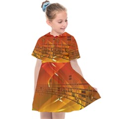 Music Notes Melody Note Sound Kids  Sailor Dress by pakminggu