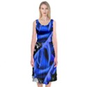 Blue Rose Roses Bloom Blossom Midi Sleeveless Dress View1