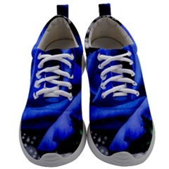 Blue Rose Roses Bloom Blossom Mens Athletic Shoes by pakminggu