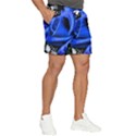 Blue Rose Roses Bloom Blossom Men s Runner Shorts View2