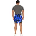 Blue Rose Roses Bloom Blossom Men s Runner Shorts View4