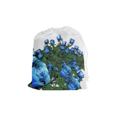 Flowers Roses Rose Nature Bouquet Drawstring Pouch (medium) by pakminggu