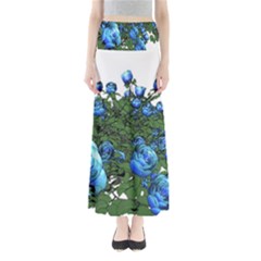 Flowers Roses Rose Nature Bouquet Full Length Maxi Skirt