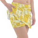 Party Confetti Yellow Squares Classic Tennis Skirt View3