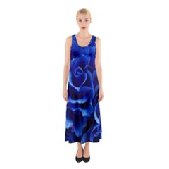 Roses Flowers Plant Romance Sleeveless Maxi Dress by pakminggu