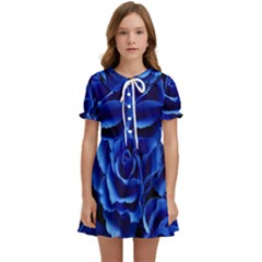 Roses Flowers Plant Romance Kids  Sweet Collar Dress by pakminggu