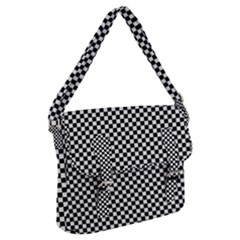 Background Black Board Checker Checkerboard Buckle Messenger Bag by pakminggu