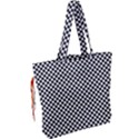 Background Black Board Checker Checkerboard Drawstring Tote Bag View2