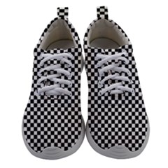 Background Black Board Checker Checkerboard Women Athletic Shoes