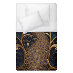 Peacock Plumage Bird  Pattern Graceful Duvet Cover (single Size) by pakminggu