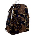 Peacock Plumage Bird  Pattern Graceful Top Flap Backpack View2