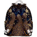 Peacock Plumage Bird  Pattern Graceful Top Flap Backpack View3