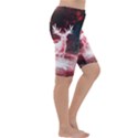 Deer Animal Moon Planet Space Fantasy Cropped Leggings  View3