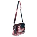 Deer Animal Moon Planet Space Fantasy Shoulder Bag with Back Zipper View1