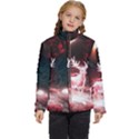 Deer Animal Moon Planet Space Fantasy Kids  Puffer Bubble Jacket Coat View1