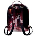 Deer Animal Moon Planet Space Fantasy Flap Pocket Backpack (Large) View3