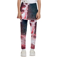 Deer Animal Moon Planet Space Fantasy Kids  Skirted Pants by pakminggu