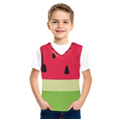 Watermelon Fruit Food Healthy Vitamins Nutrition Kids  Basketball Tank Top by pakminggu