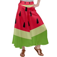 Watermelon Fruit Food Healthy Vitamins Nutrition Women s Satin Palazzo Pants by pakminggu