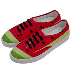 Watermelon Fruit Food Healthy Vitamins Nutrition Men s Classic Low Top Sneakers by pakminggu