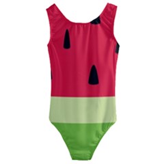 Watermelon Fruit Food Healthy Vitamins Nutrition Kids  Cut-out Back One Piece Swimsuit by pakminggu