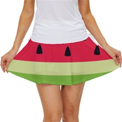 Watermelon Fruit Food Healthy Vitamins Nutrition Women s Skort