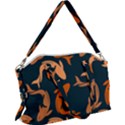 Background Pattern Texture Design Wallpaper Fish Canvas Crossbody Bag View1