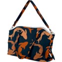 Background Pattern Texture Design Wallpaper Fish Canvas Crossbody Bag View2