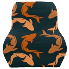 Background Pattern Texture Design Wallpaper Fish Car Seat Back Cushion  by pakminggu