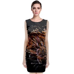 Sea Anemone Coral Underwater Ocean Sea Water Sleeveless Velvet Midi Dress