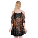 Sea Anemone Coral Underwater Ocean Sea Water Cutout Spaghetti Strap Chiffon Dress View2