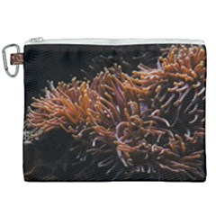 Sea Anemone Coral Underwater Ocean Sea Water Canvas Cosmetic Bag (xxl) by pakminggu