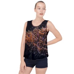 Sea Anemone Coral Underwater Ocean Sea Water Bubble Hem Chiffon Tank Top by pakminggu