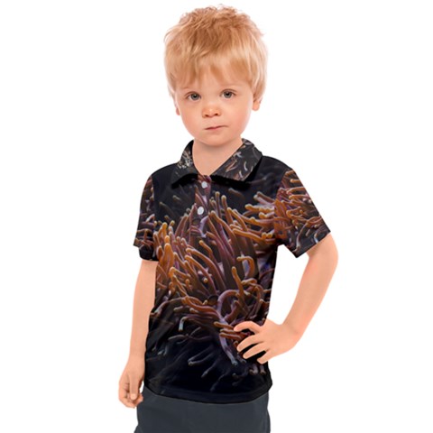 Sea Anemone Coral Underwater Ocean Sea Water Kids  Polo Tee by pakminggu