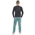 Raccoon Texture Seamless Scrapbooking Hearts Men s Jogger Sweatpants View2