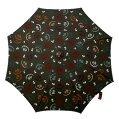 Art Halloween Pattern Creepy Design Digital Papers Hook Handle Umbrellas (medium) by pakminggu